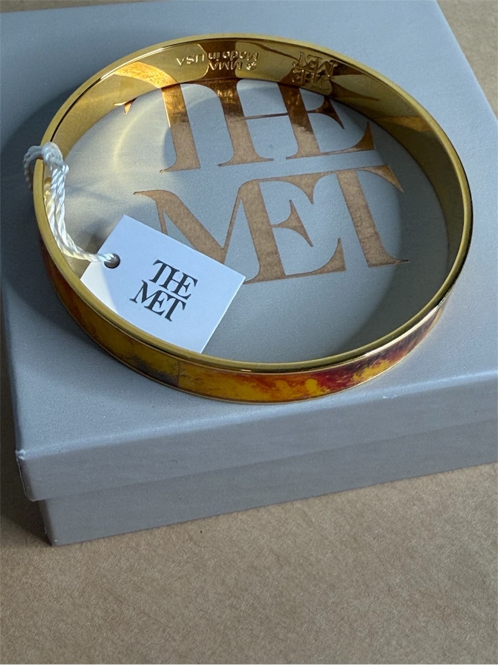 NIB MMA Monet Bangle Bracelet Sunflowers 22k Gold Plate Wearable Art